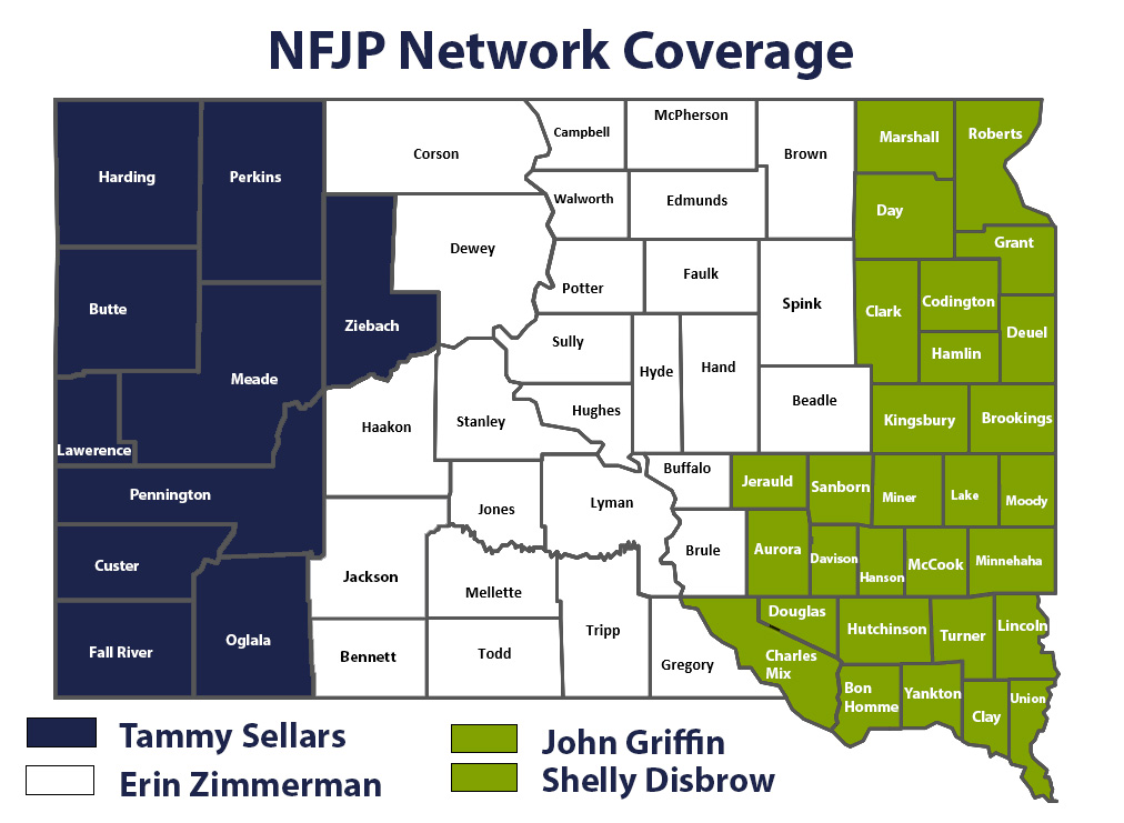 NFJP Network Coverage Map