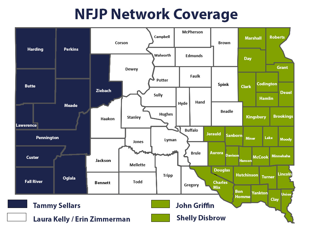 NFJP Coverage Area