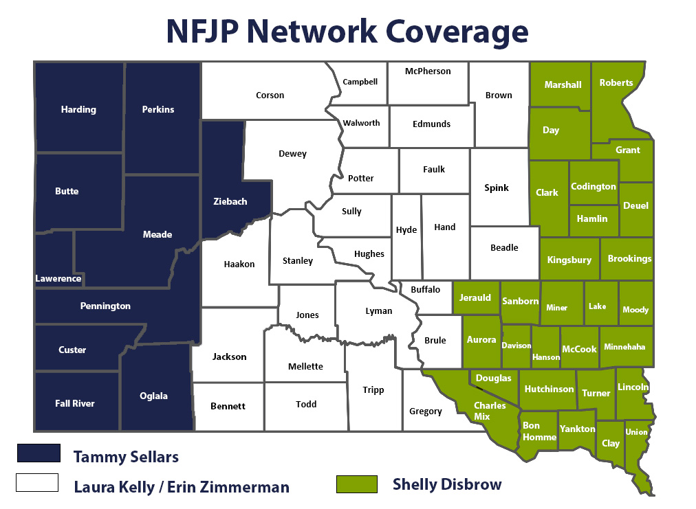 NFJP Coverage Area